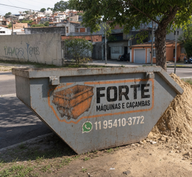 Caçamba de Pequena para aluguel