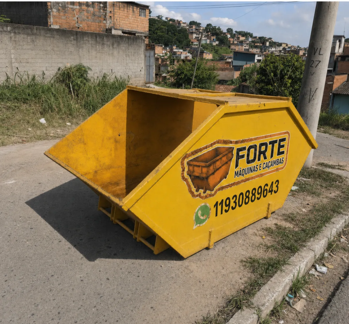 Caçamba de Média para aluguel