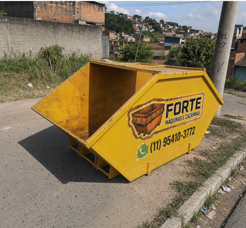 Caçamba de Média para aluguel